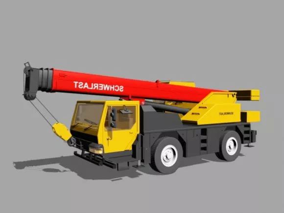 Technic Construction Crane 3d model