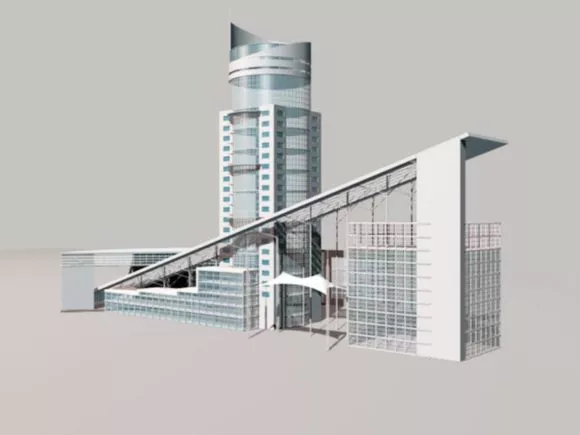 Underground Tunnel 3d model