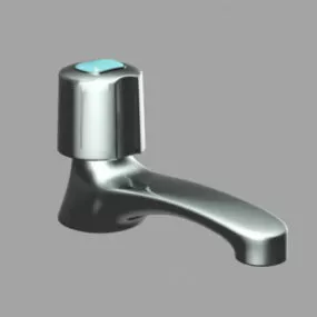 Single Bath Faucet 3d model