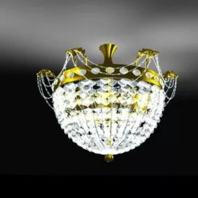 Sphere Crystal Chandelier 3d model