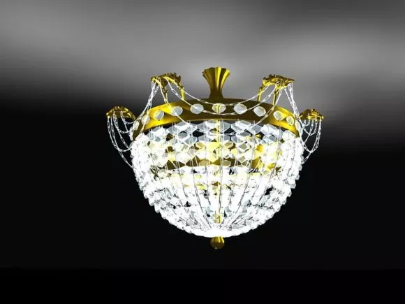 Terrain Inside Glass Sphere 3d model