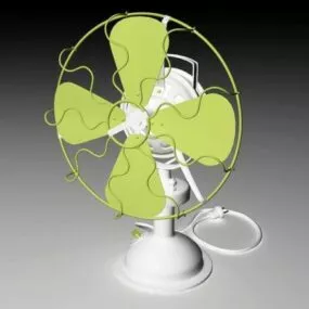 Small Desk Fan 3d model