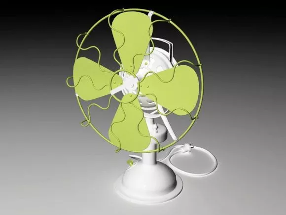 Small Desk Fan 3d model Small Desk Fan 3d model