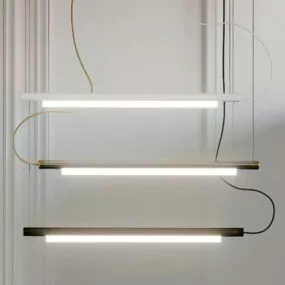 Modern Simple Hanging Light Fixtures 3d model