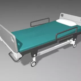 Modern Hospital Bed 3d model