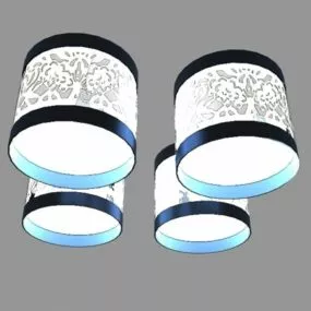 Modern Led Ceiling Lamp 3d model