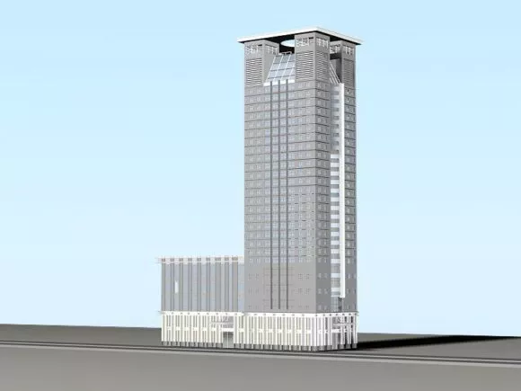 Nipon Shopping Building 3d model