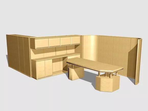 Office Cubicle Ideas 3d model