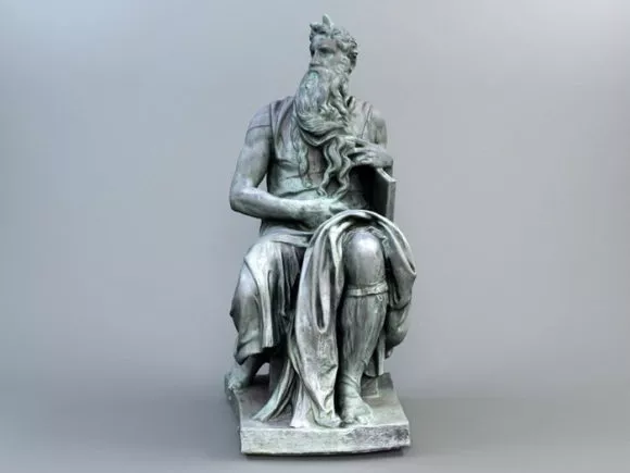Greek David Statue 3d model