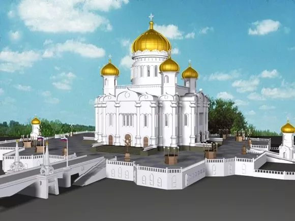 The Tunnel Church 3d model