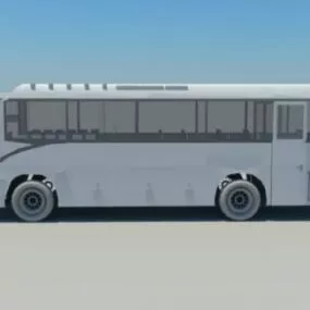Motor Bus City Transport 3d model