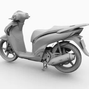 Sh Motor Scooter 3d model