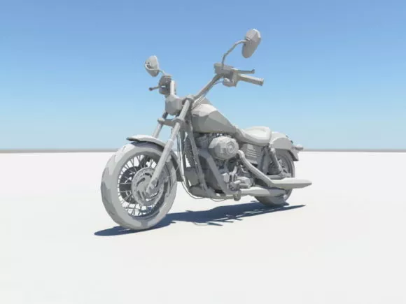 Motorcycle Classic 3d model Motorcycle Classic 3d model