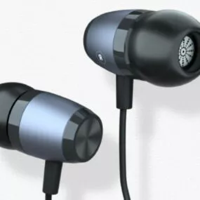 Hitech Music Earphones 3d model