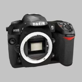 Nikon D200 Camera 3d model