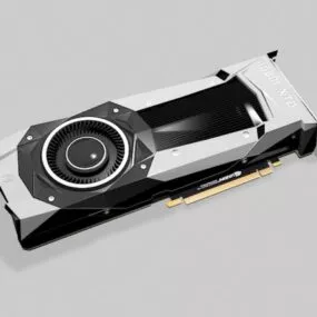 Nvidia Gtx 1080ti Vga 3d model