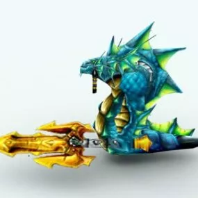 Naga Myrmidon Dota 3d model