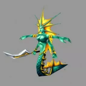 Naga Siren Dota 3d model