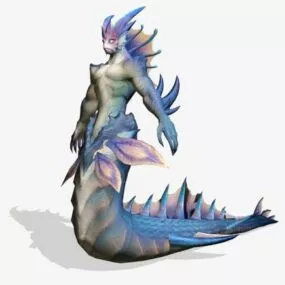 Naga Warrior 3d model