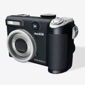 Nikon Coolpix P5000 Camera 3d model