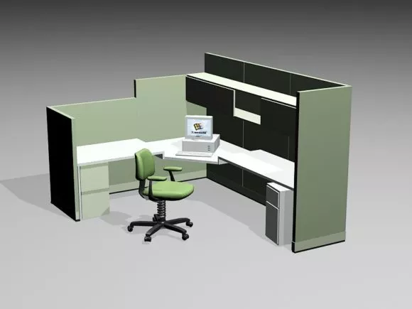 Traditional Console Table Chinese Desk 3d model