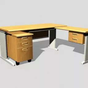 Office Furniture Work Desk 3d model