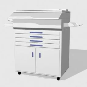 Office Photocopier Machine 3d model
