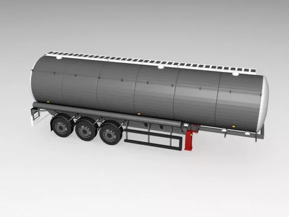 Futuristic Tank With Armor 3d model