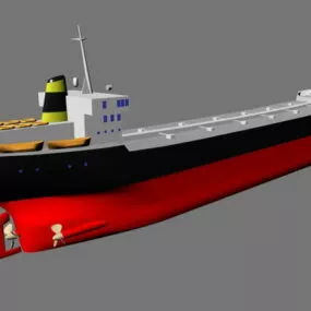 Oil Tanker Transport Ship 3d model