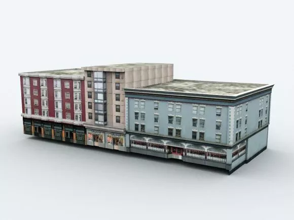 Azadi Square Building 3d model