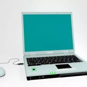 Old Asus Laptop 3d model