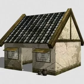 Dilapidated House 3d model
