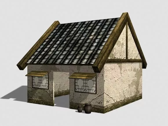 Public Phone Box 3d model