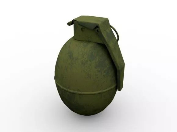 Gaming Hand Grenade 3d model