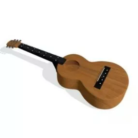 Old Guitar 3d model