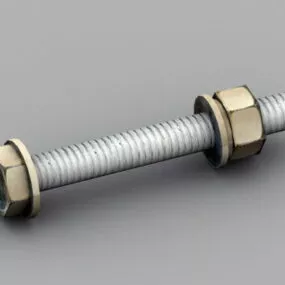 Hexagon Nut Bolt 3d model