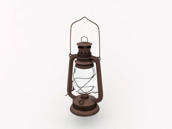 Glass Circle Lamp Ceiling Lamp 3d model