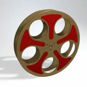 Movie Reel 3d model