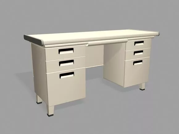 Traditional Console Table Chinese Desk 3d model