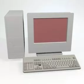 Old Personal Computer 3d model