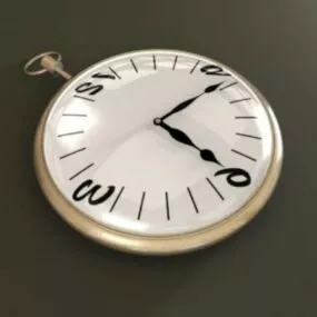 Vintage Pocket Watch 3d model