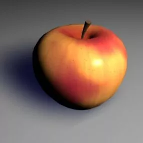 Realistic Red Apple V1 3d model
