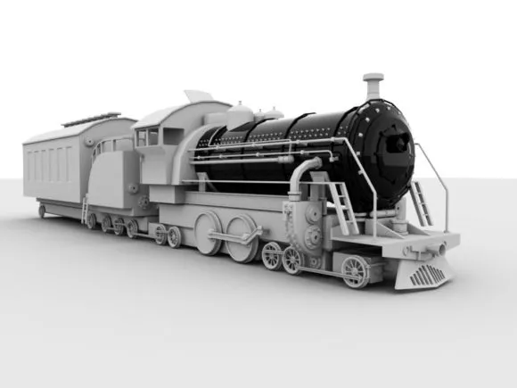 Dongfeng Locomotive 3d model
