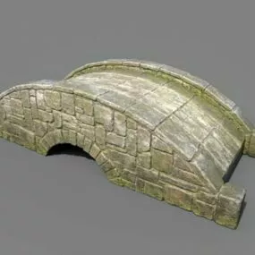 Arc Stone Bridge 3d model