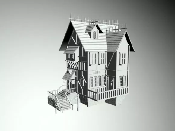 Haunted House 3d model