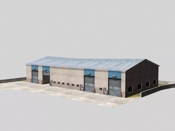 Hanger Inox Wall Mounted 3d model