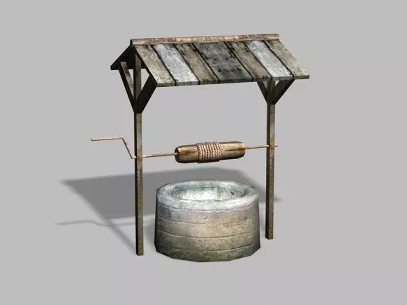 Vintage Water Well 3d model Vintage Water Well 3d model