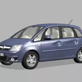 Opel Meriva Mpv Car 3d model
