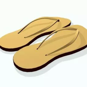 Street Flip Flops 3d model