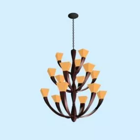 Oriental Chandelier Lighting 3d model